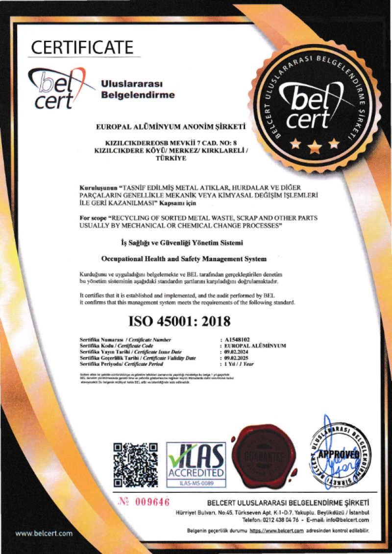 Kalite Belgeleri